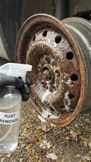 Rusty Brake Disc Restoration 🔧🔥