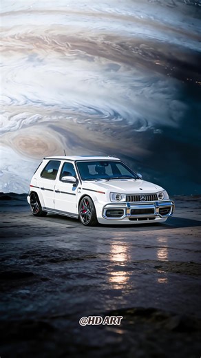 😱Mercedes AMG G63 mix VW Golf Mk4! #carsoftiktokcontest #mercedesamg #golfmk4