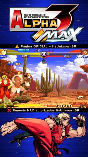 KEN DESTROYING EVERYONE in Street Fighter Alpha 3 Max💥