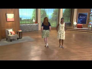 Denim & Co. Seashell Print Sleeveless Knit Dress with Sharon Faetsch