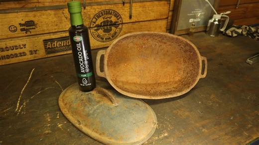 Can I Save This Severely Rusted Cast Iron Casserole?