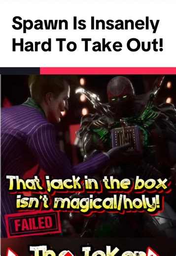 Spawn can only be taken out by a HOLY weapon I only allow magical weapons to work for this series so we have more winners! #foryoupage