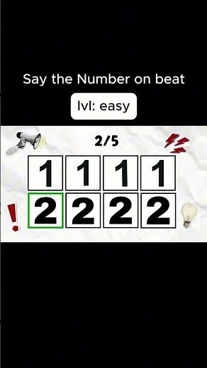 🎶 say the number on beat. #game #shorts