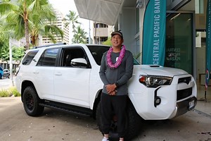 Central Pacific Bank customer wins a new Toyota 4Runner in its ‘Go Contactless!’ campaign | Maui Now