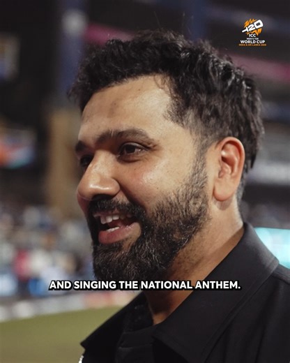 An uncharted view of the #T20WorldCup from Rohit Sharma as he watches from the sidelines for the first time 🥹 Find out how you can watch 📲 https://www.icc-cricket.com/tournaments/mens-t20-world-cup-2026/news/all-the-broadcast-details-for-icc-men-s-t20-world-cup-2026 | ICC - International Cricket Council