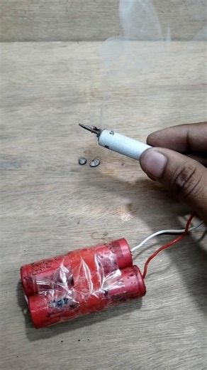 Homemade Pencil Soldering Iron #experiment