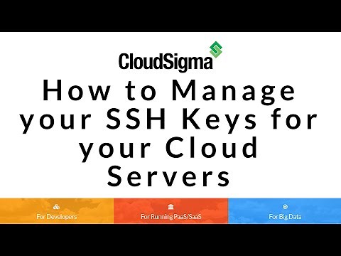 How to Manage your SSH Keys for your Cloud Infrastructure & Servers