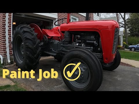 Bodywork and Paint on the Massey Ferguson 35 Restoration
