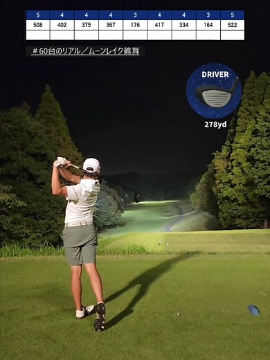 60台のリアル ナイターゴルフ体験