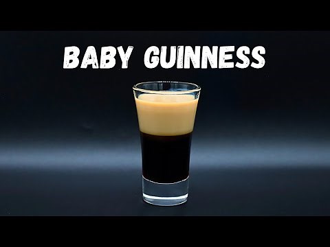 Baby Guinness Shot Recipe | 2 Ingredient Layered Shot