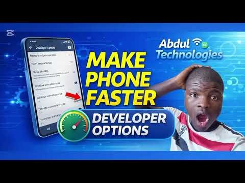 How to Make Your Android Phone Faster Using Developer Options (100% Working)
