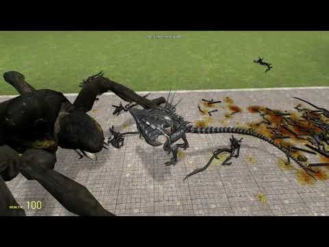 starship troopers vs AvP (Gmod battles)