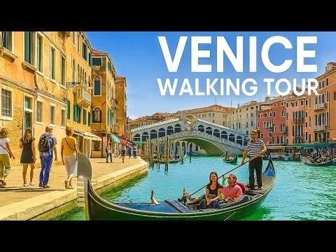Venice, Italy Walking Tour 2025 – Explore the Canals in 4K