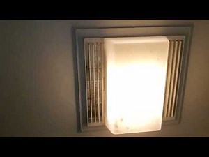 Old 1980's Nutone Scovil Vent-a-Lite Bathroom Fan