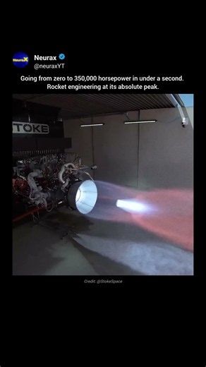 Rocket Engine Hits 350,000 Horsepower in Under 1 Second