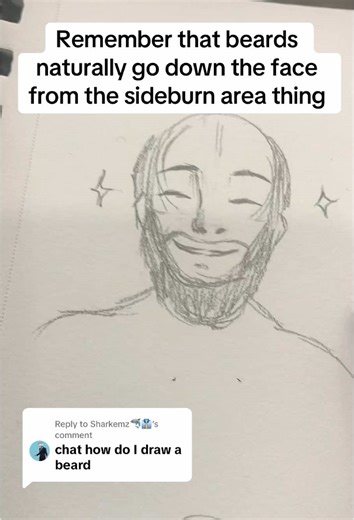 How to Draw a Realistic Beard Tutorial