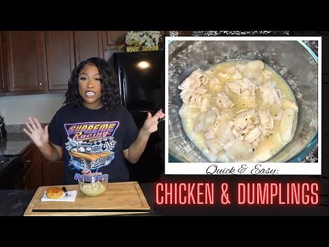Chicken & Dumplings | Dumplings Made From Canned Biscuits | Quick & Easy Dinner Recipes