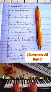 6.2K views · 66 reactions | I Surrender All. Piano Chord Tutorial Part 8 | HiddenTreasure Sounds | Facebook