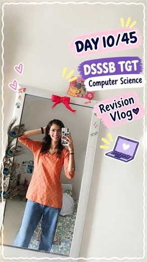 Day 10 /45 DSSSB tgt computer science revision vlog l Study with me 📗#dsssbtgtpgt #dsssb