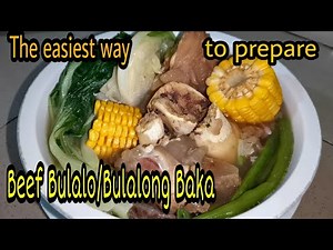 Beef Bulalo Bulalong Baka the easiest way to prepare My version