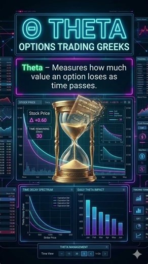 Option Greeks in Option Trading #optiontrading #shorts
