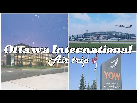 Ottawa International Airport Departure flights walking tour 4K ‪@Yow‬ #airports #canada