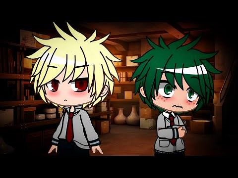 Stuck in a room... (BkDk AU) | BakuDeku | BNHA | MHA | Gacha Club Skit