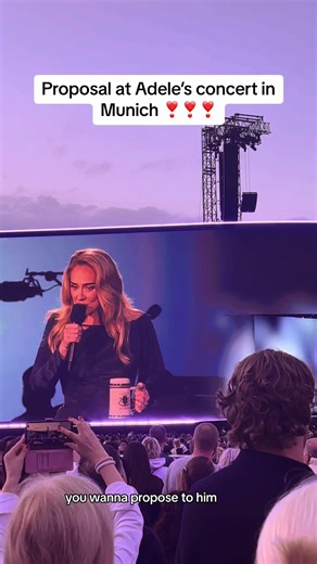 Proposal Highlights at Adele’s Munich Concert