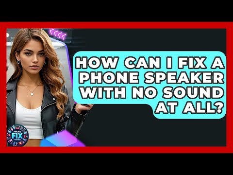 How Can I Fix A Phone Speaker With No Sound At All? - Phone Fix and Features