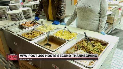 The VFW Post 360 hosts its 2nd annual free dinner for veterans