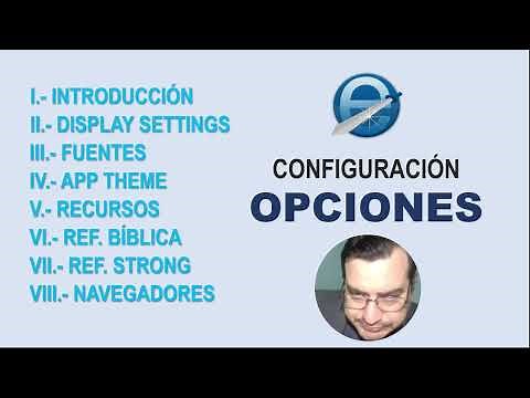 TUTORIAL - E SWORD | CONFIGURACIÓN Y OPCIONES