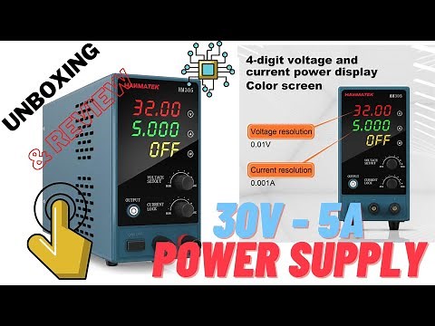 Unboxing - HANMATEK HM305 Bench Top Power Supply Testing and Review - 30v - 5a Mini Variable DC