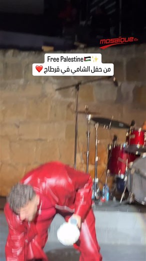 Free Palestine🇵🇸✨ من حفل الشامي في قرطاج ❤️ | Mosaïque FM