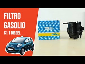 Wie man den Dieselfilter am Citroen C1 MK1 1.4 HDi wechselt.