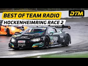Championship Drama Unfiltered 🔥 | Best of Team Radio DTM Hockenheim Race 2