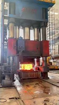 Inside the forging factory Forging Large Steel Bars for Industrial Transmission Systems #forging