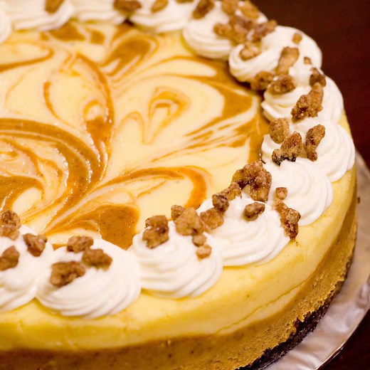 Marbled Pumpkin Cheesecake