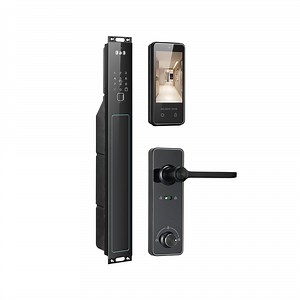 [Hot Item] Aluminum Camera Fingerprint Password Smart Door Lock Electronic RFID Keyless Door Locks