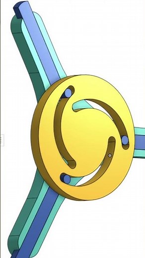 slot cam motion #onshape#cad tutorials#cad #mechanical #3dmodeling