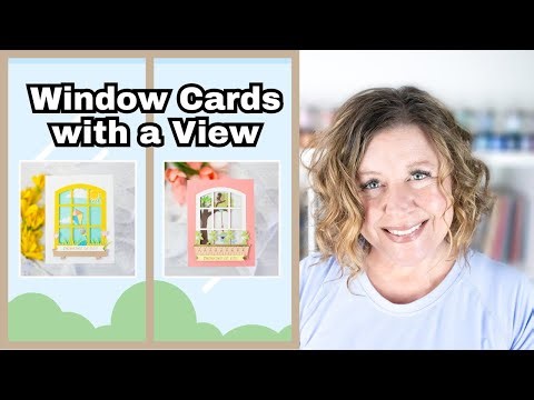 Easy Window Cards with Spellbinders Windows with a View Dies