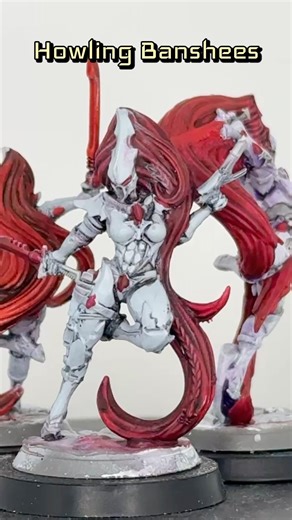 Howling Banshees #banshee #howling #eldar #aeldari #Warhammer #warhammer40k
