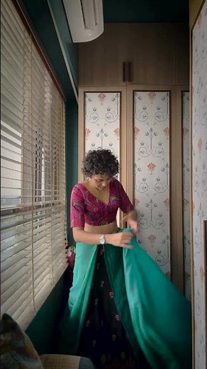 Saree hack for those afraid of pleats: use this tutorial to wear your Suta saree over a skirt