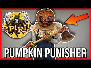 PUMPKIN PUNISHER SPIRIT HALLOWEEN ANIMATRONIC UNBOXING! (FIRST LOOK) 2026 🎃
