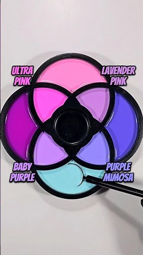 Pastel Magenta + Tiffany Blue + Royal Purple + Light Indigo - Velvet Sky Fusion