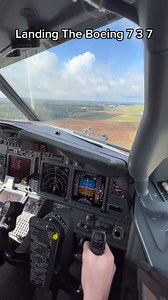 Boeing 737 Landing | FLAYER OF THE DANGER