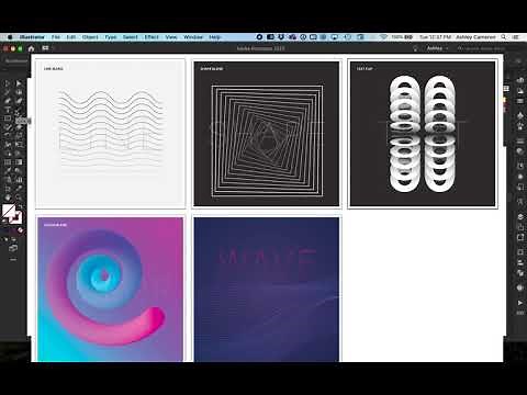 How to use the Blend Tool in Adobe Illustrator | Blend Lines, Shapes, Colors, and Text Flip Effects