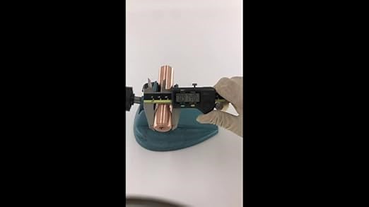 99.95% High Purity Copper Anode-L=4.32''-D=0.97''-for Sun Pool Ionizer-for Solar Chlorine-Thread