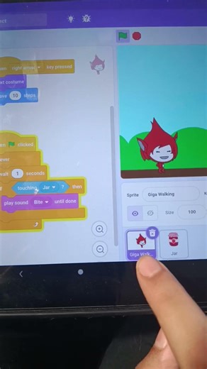 adding sound and performance #adding sound #making game on scratch #scratch #codeplay #codegames