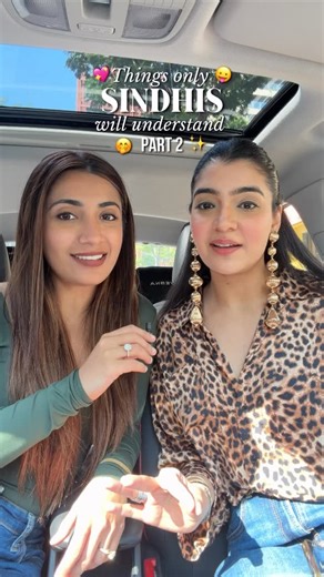 Srishti & Avantika | TheCisterCo on Instagram: "Sindhi things… you won’t get it but we love it 😭🤌 And if you haven’t seen part 1, you’re missing out 😉👀"