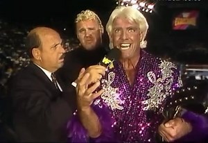 On September 19, 1992 WWF Wrestling Challenge aired on the USA Network. Take a look back as Mean Gene Okerlund talks with “The Nature Boy” Ric Flair (joined by his “executive consultant” Mr. Perfect) after regaining the WWF World Heavyweight Title for the 2nd time. | Davenport Sports Network